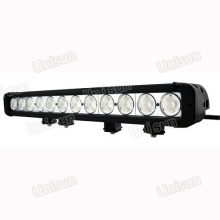 Barra de luz LED de una hilera de 20 &quot;12 V 120 W de alto lúmenes